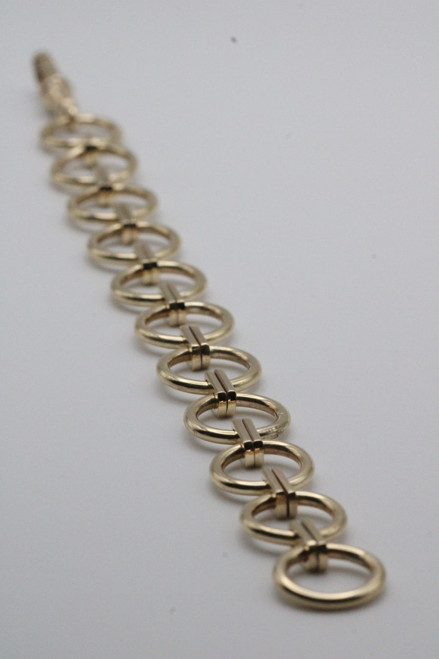 Round Link Double Spacer Bracelet