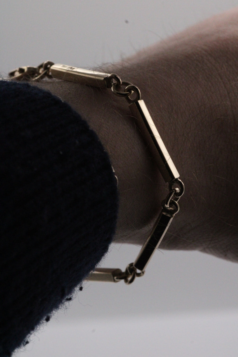 Square Link & Bar Bracelet
