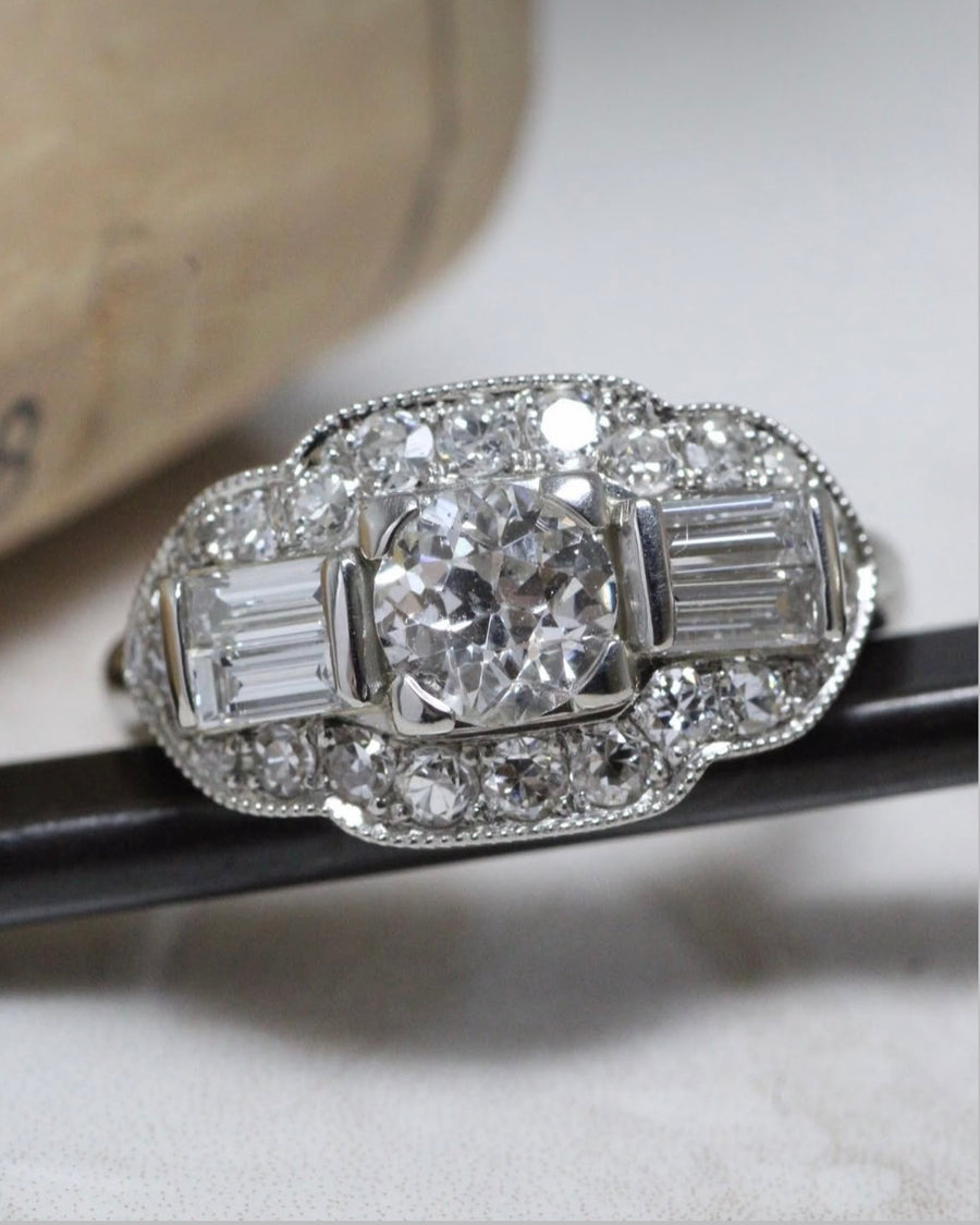 Antique Style Diamond Ring