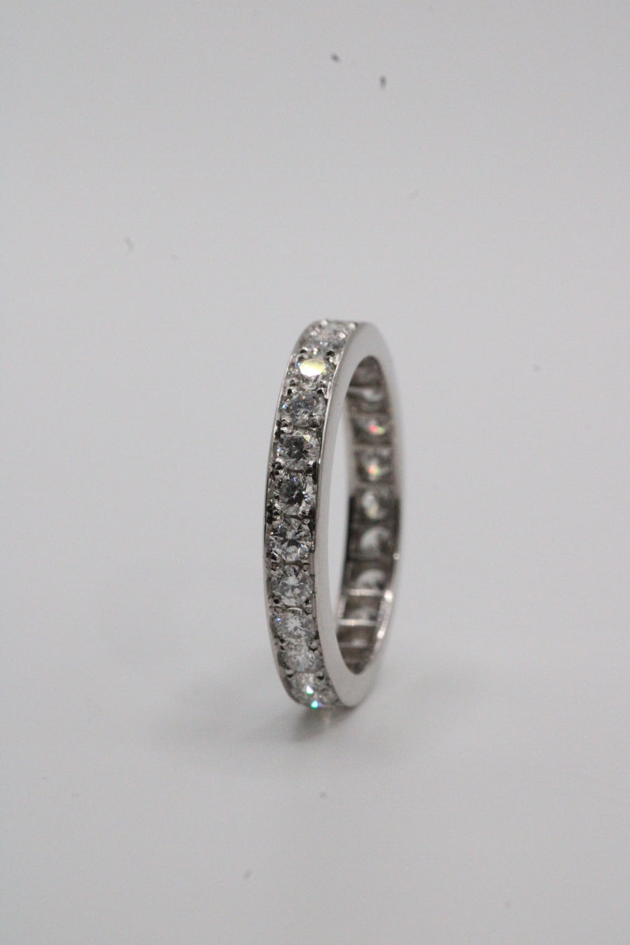 Full Eternity Pave Set Ring