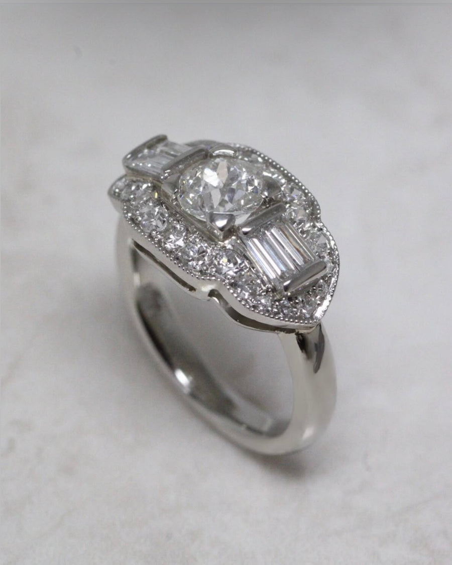 Antique Style Diamond Ring