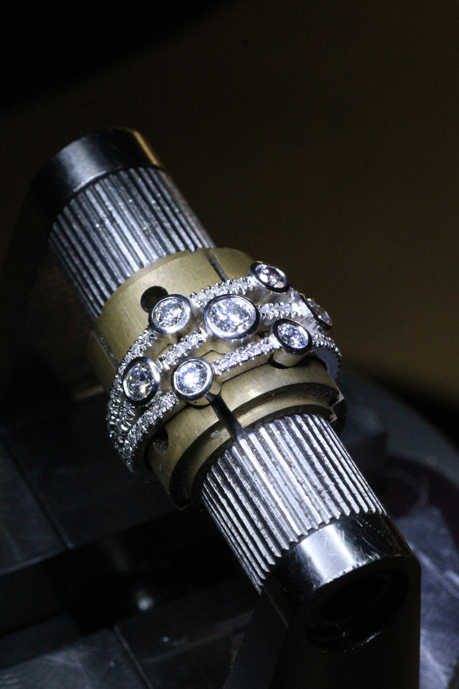 Rubover Diamond Ring