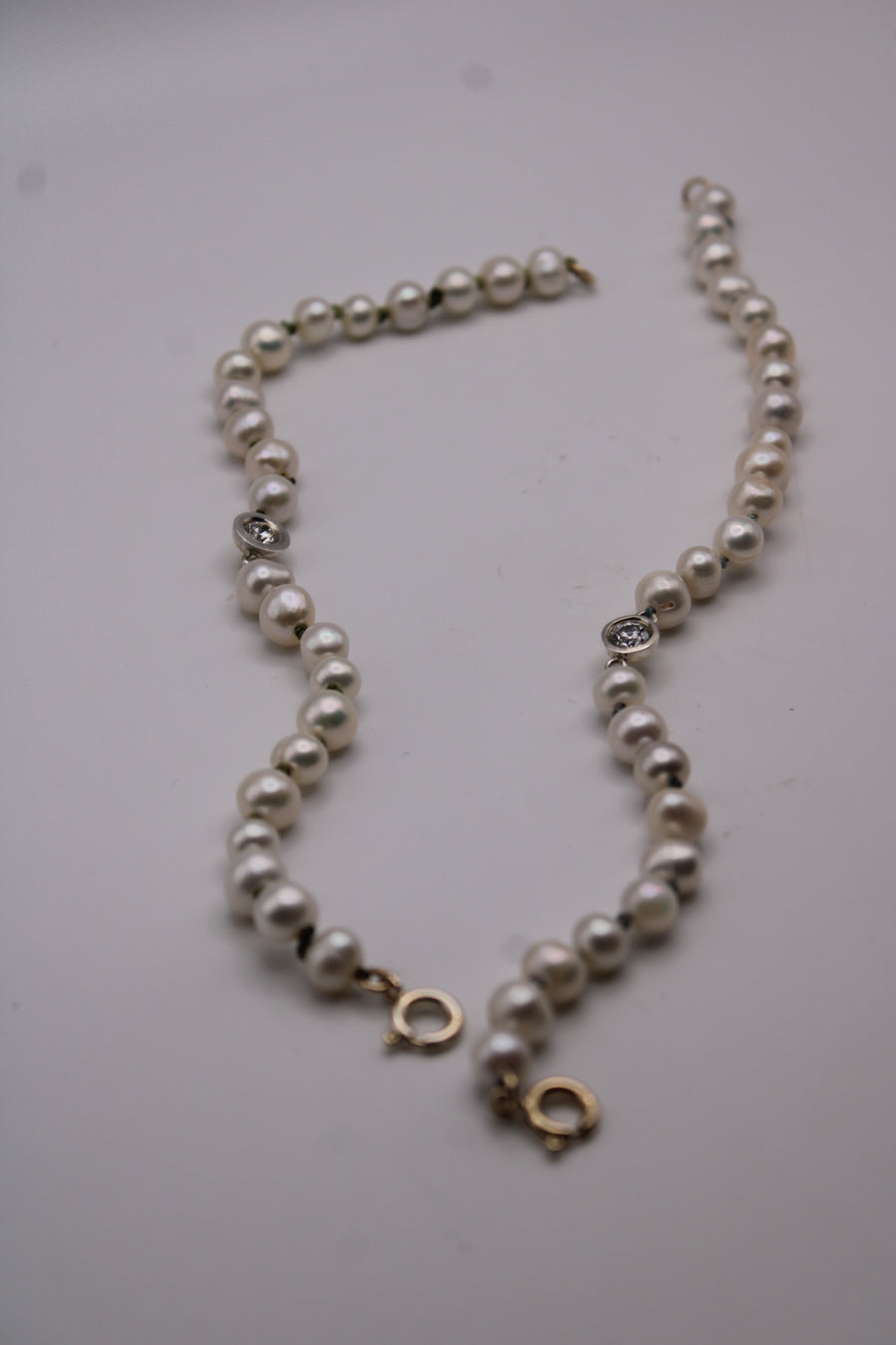 Pearl & Diamond Bracelet