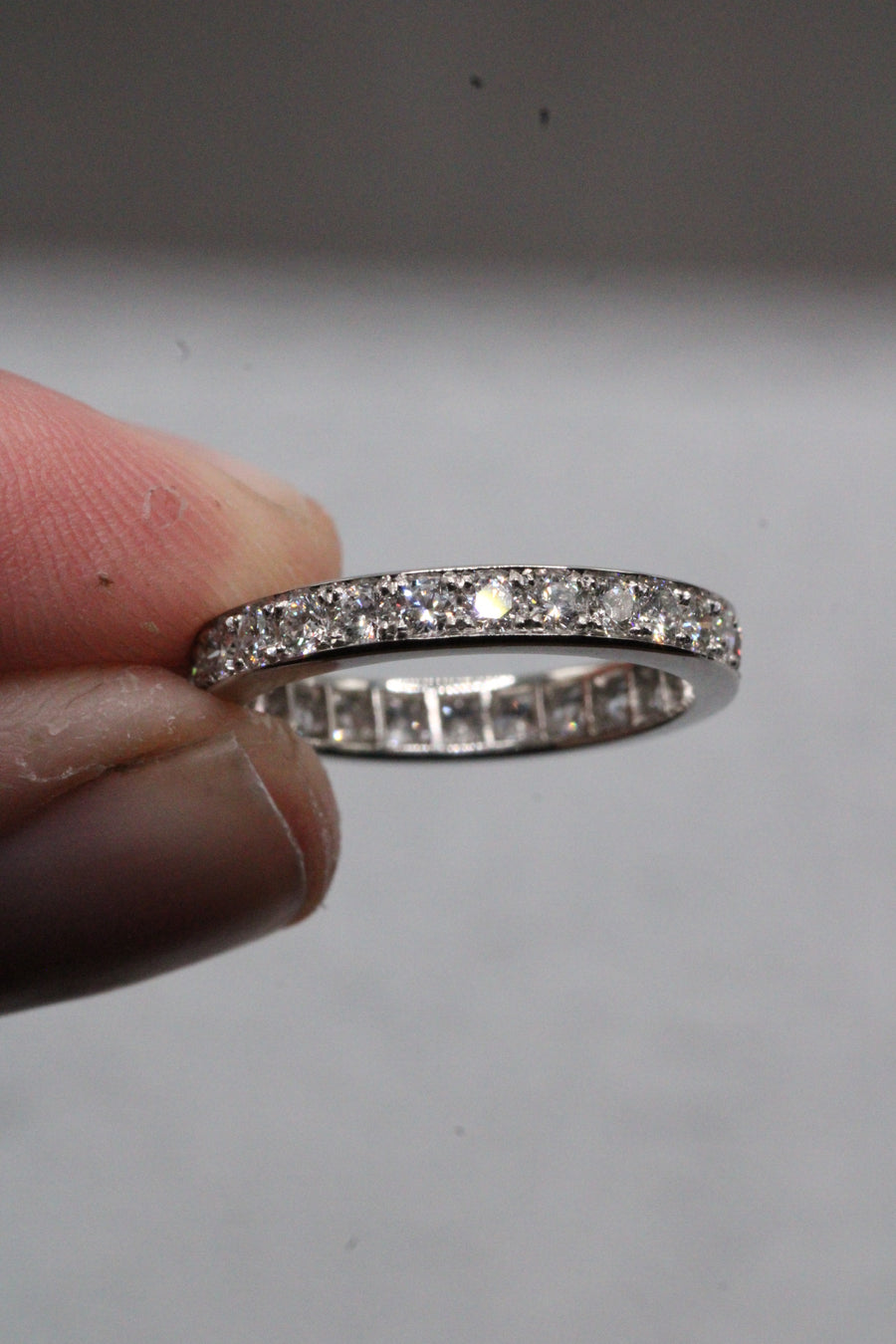 Full Eternity Pave Set Ring