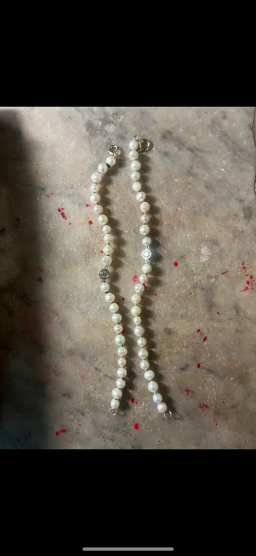 Pearl & Diamond Bracelet