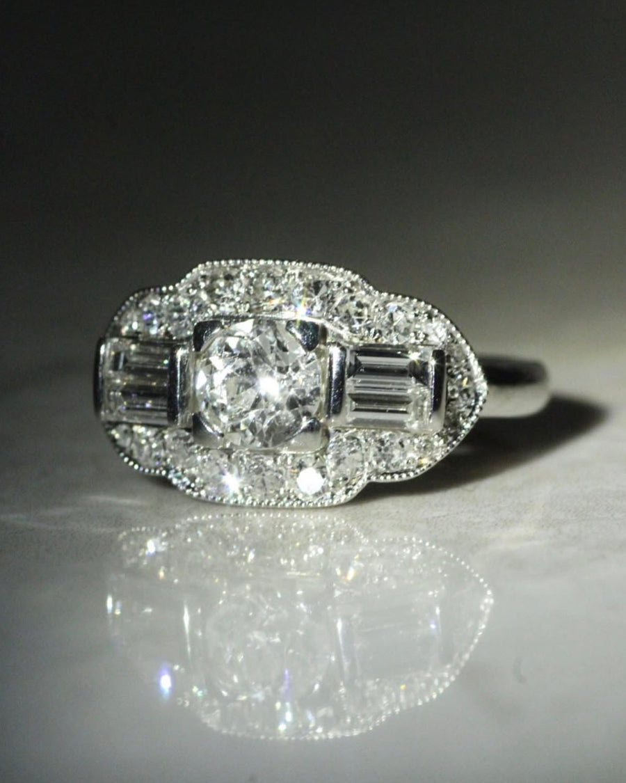 Antique Style Diamond Ring