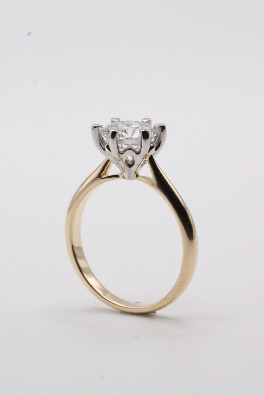 Six Claw Solitaire Diamond Ring