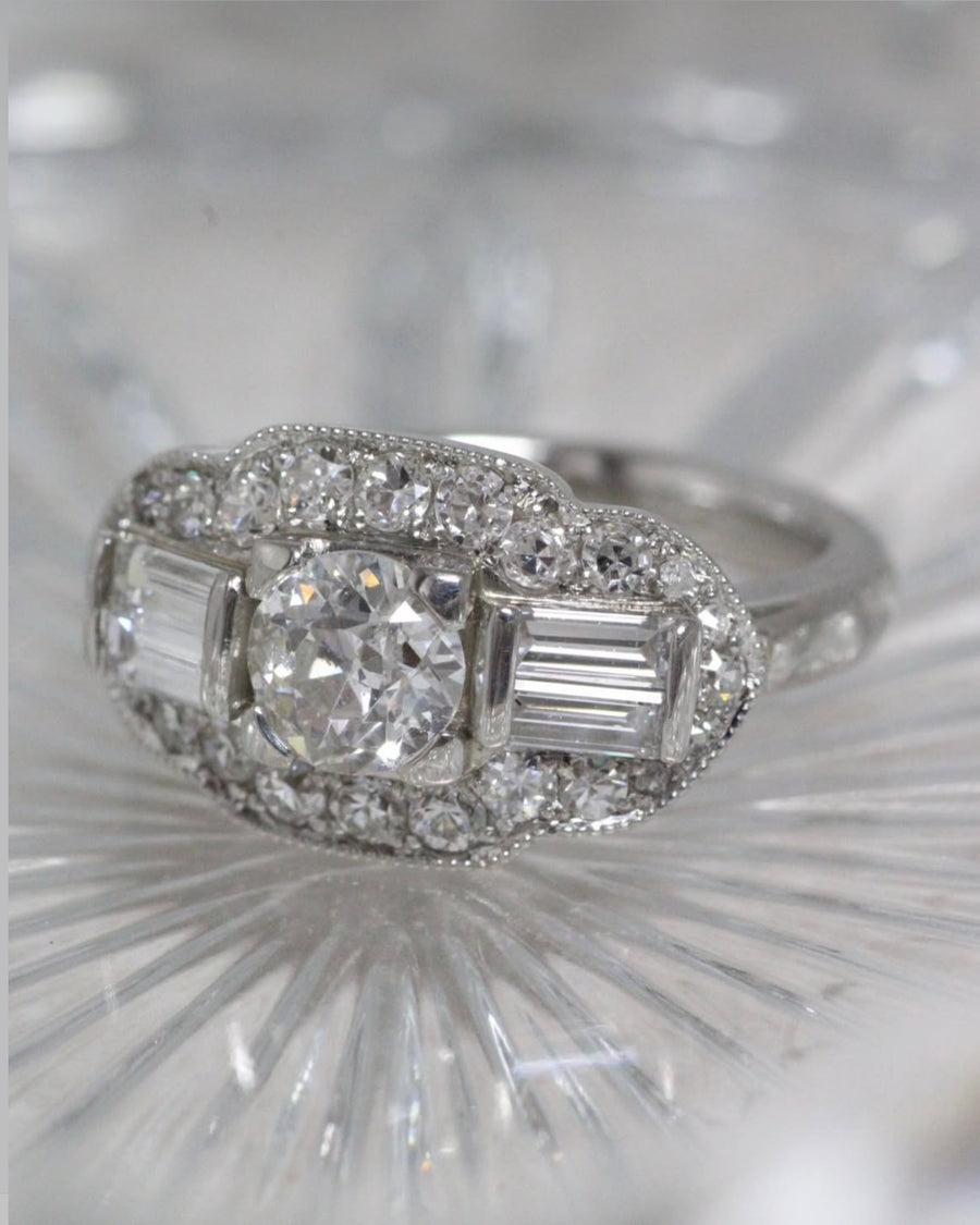 Antique Style Diamond Ring