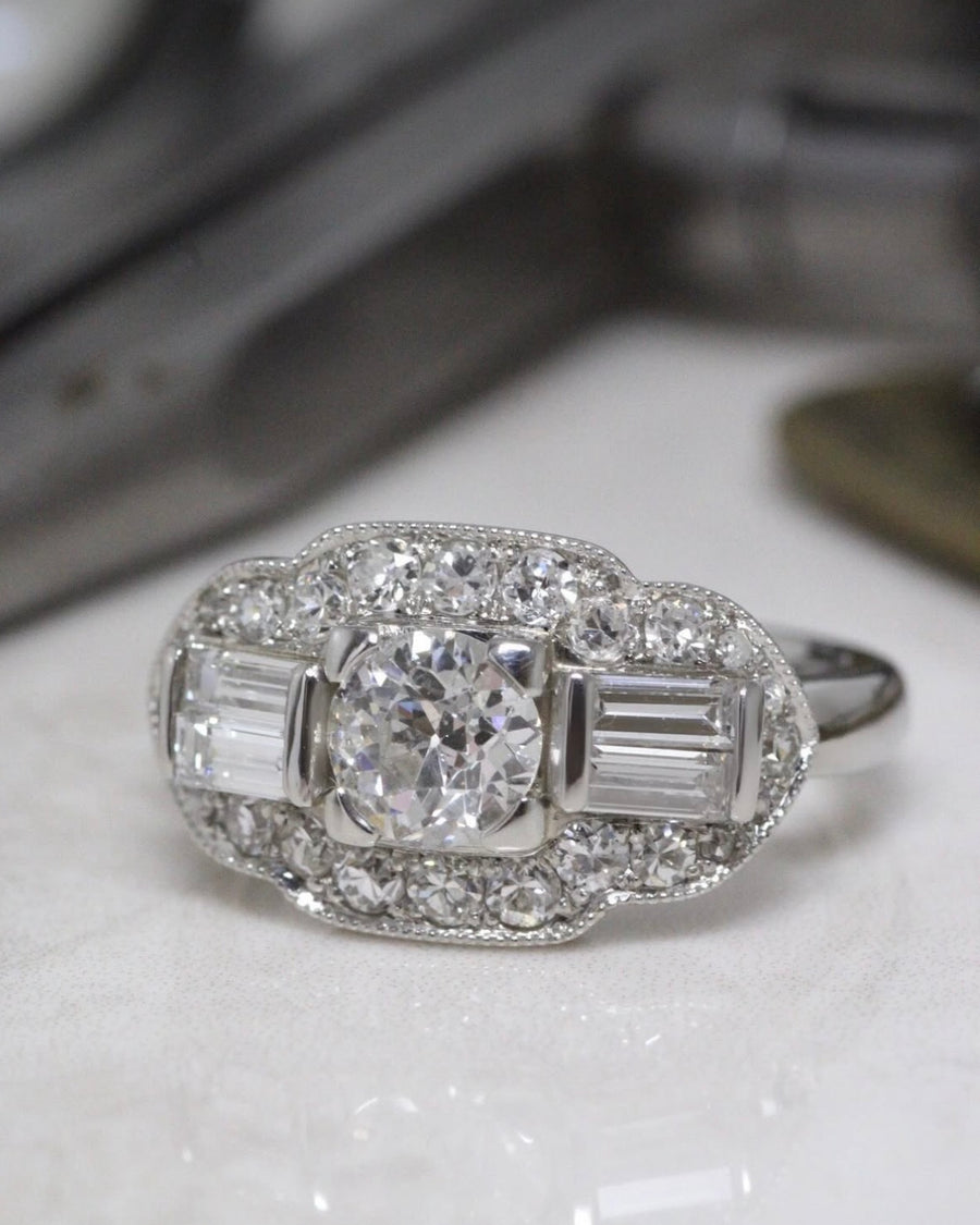 Antique Style Diamond Ring