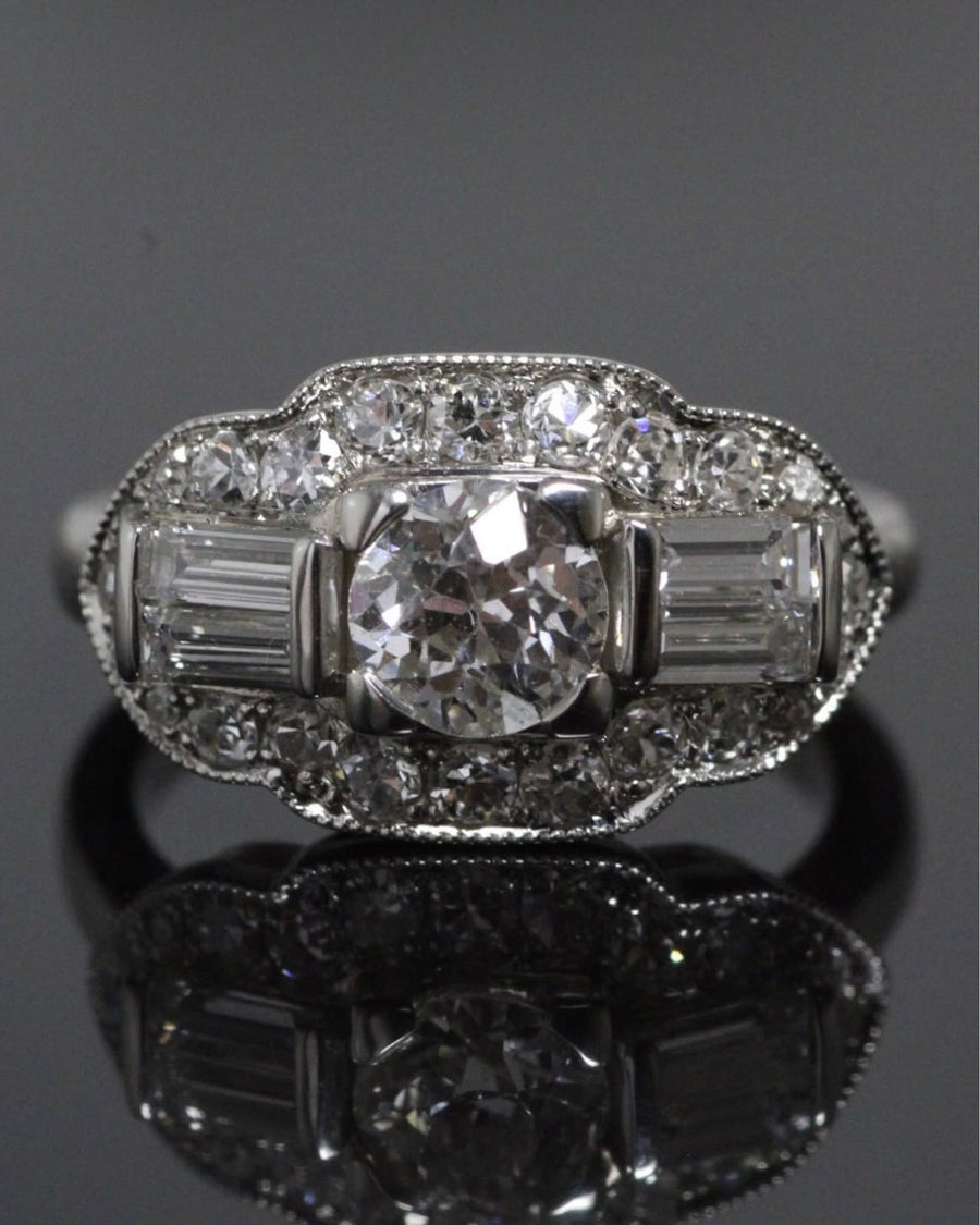 Antique Style Diamond Ring