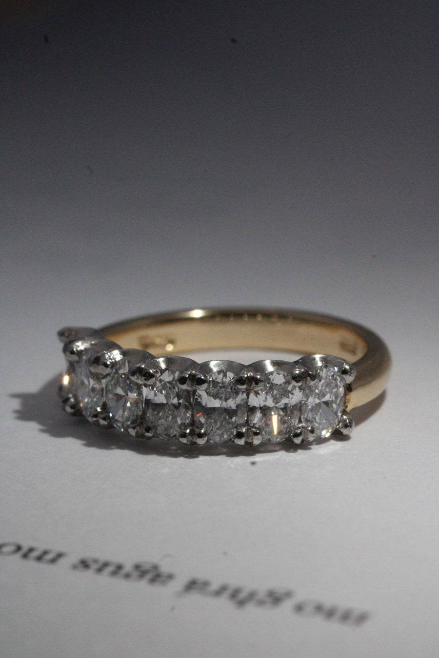 Oval Diamond Eternity Ring