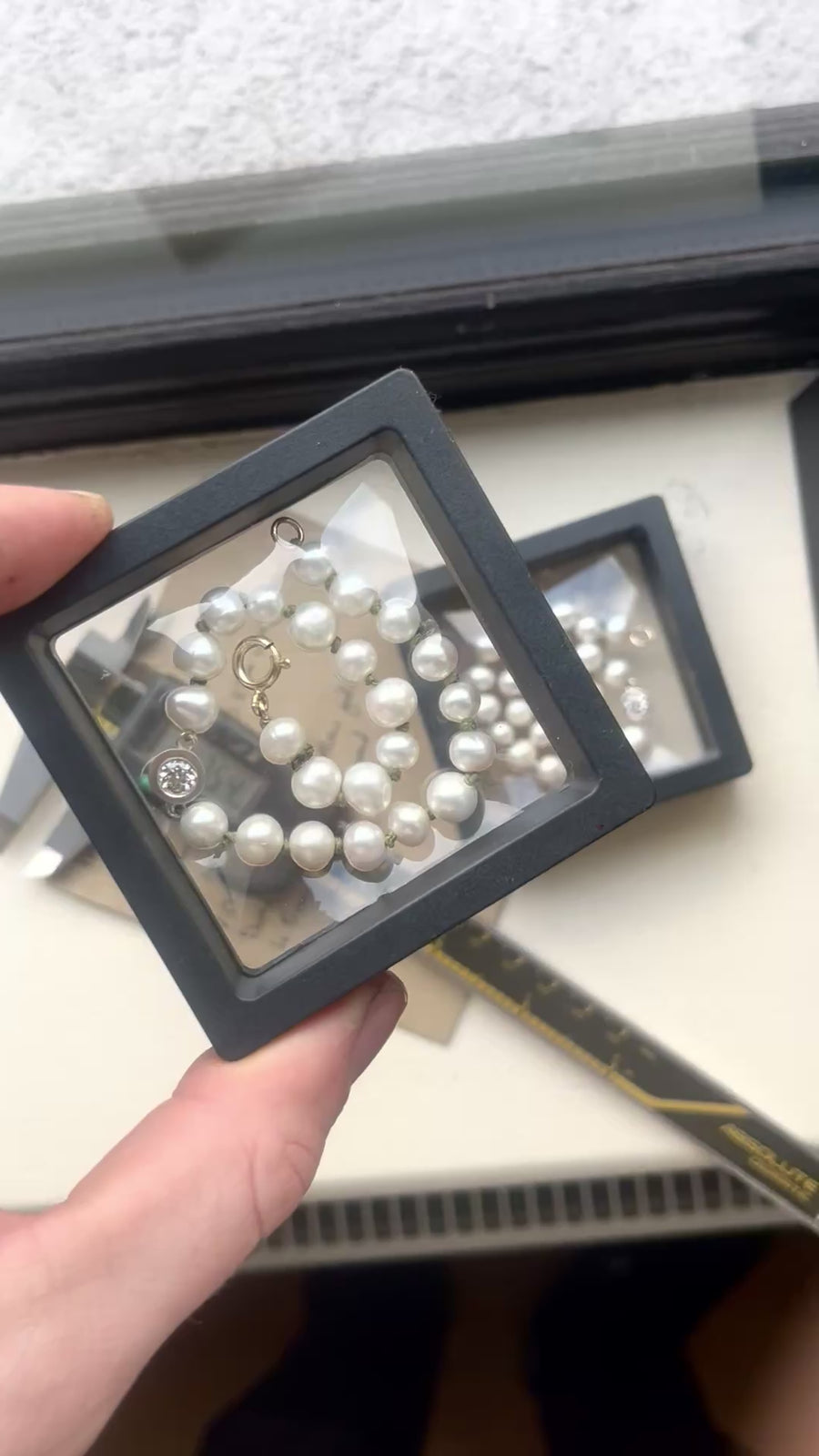 Pearl & Diamond Bracelet