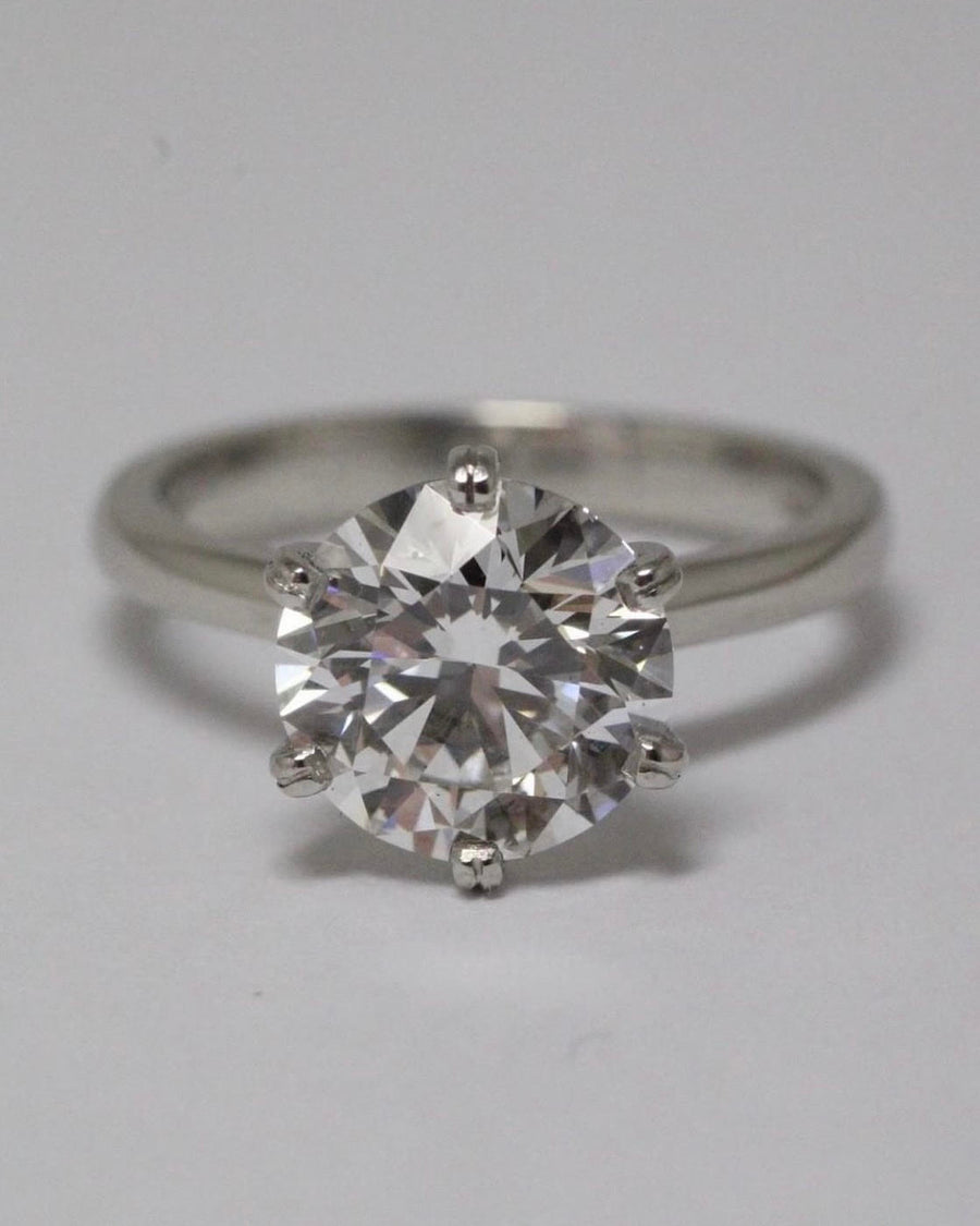 Six Claw Solitaire Diamond Ring