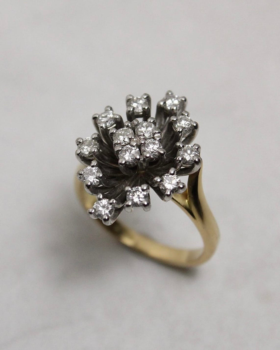 Diamond Fancy Cluster Ring