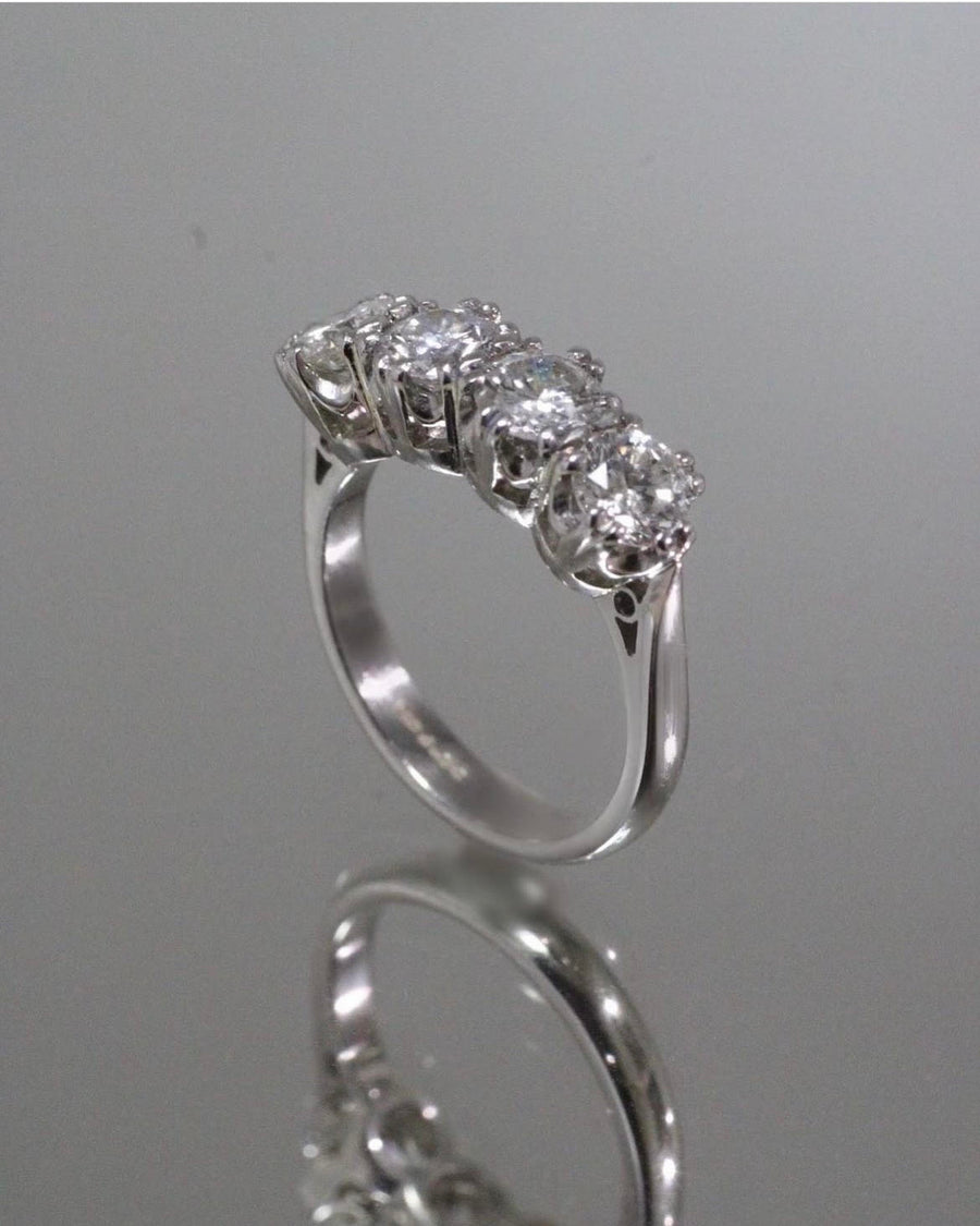 Claw Set Diamond Ring