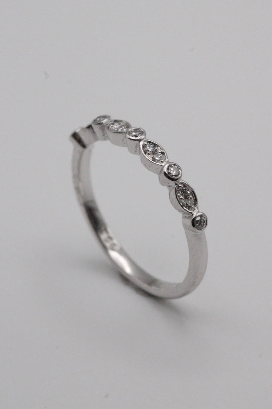 18ct White Fancy Diamond Ring