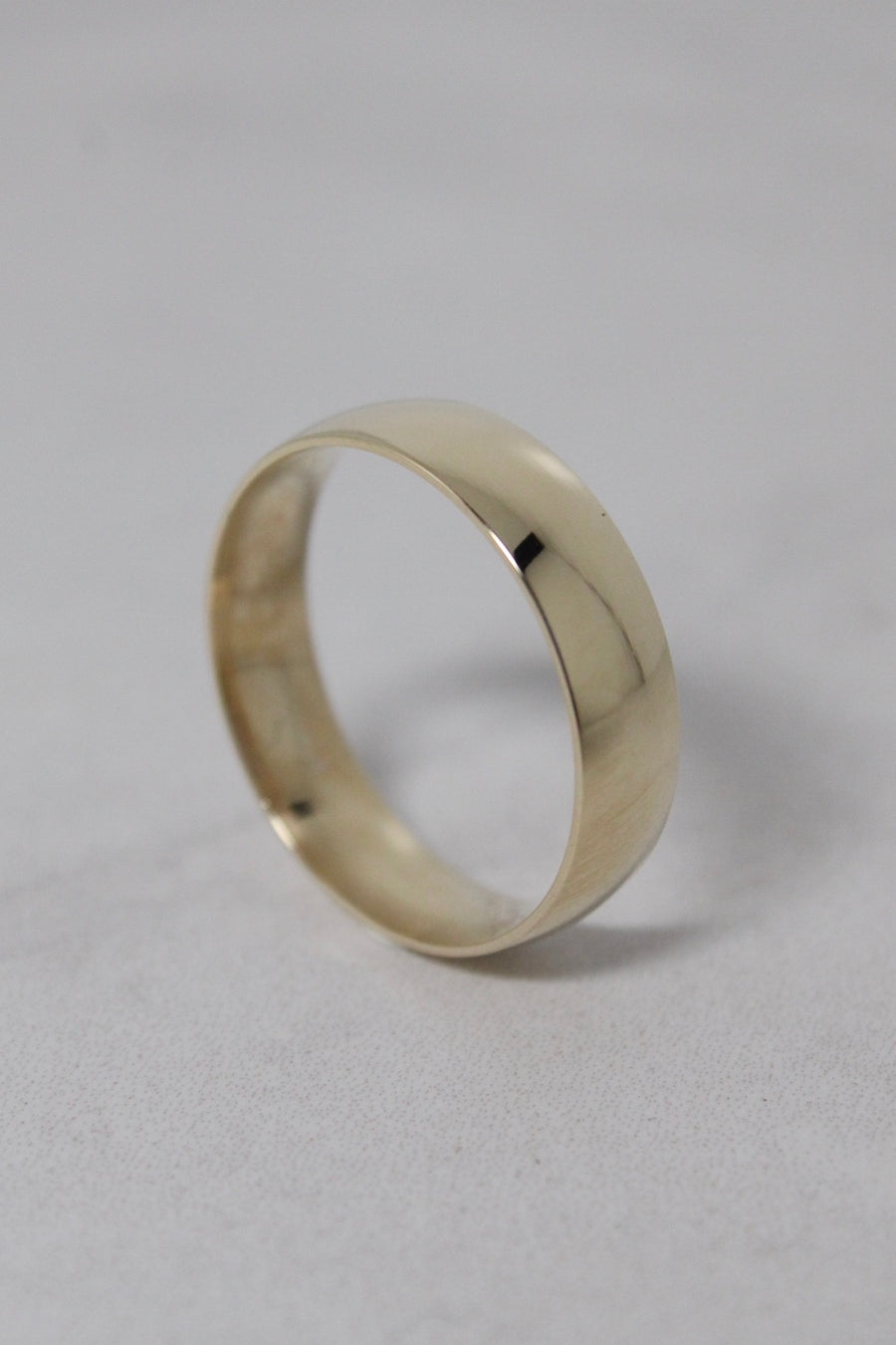 9ct Yellow Gold 5mm Domed Ring