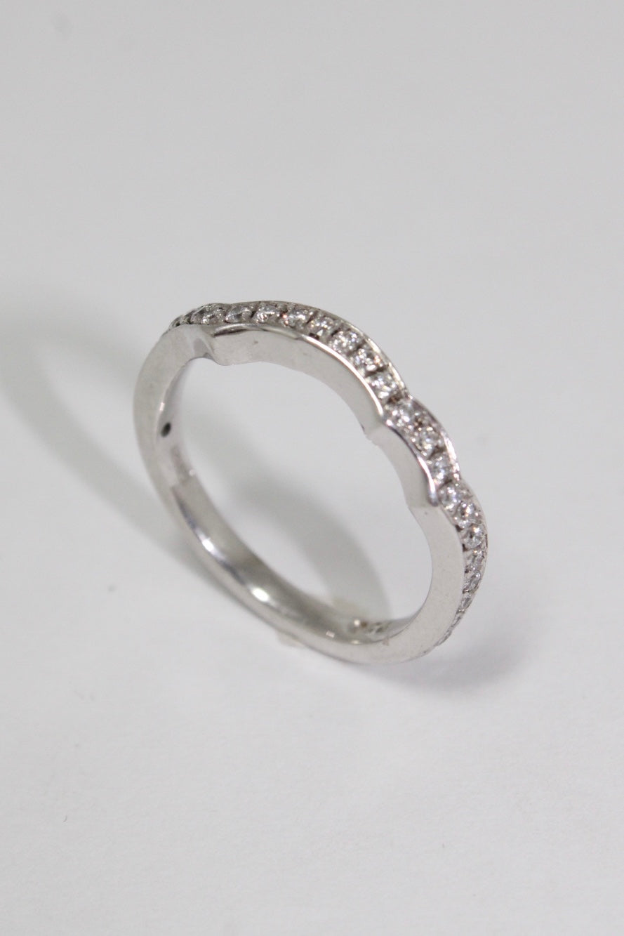 18ct White Gold Made to Match Diamond Ring
